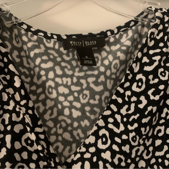White House Black Market Cheetah Top - Picture 3 of 6